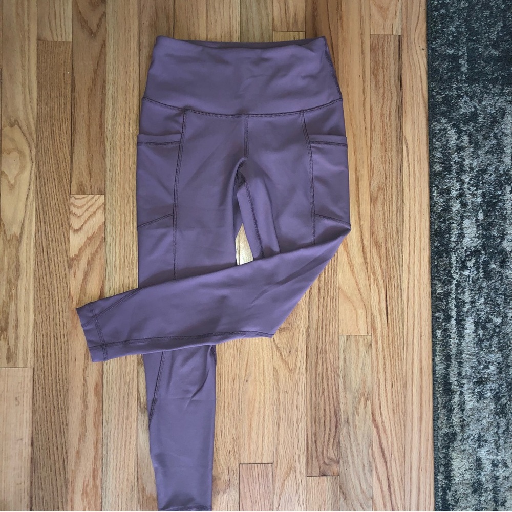 90 Degrees mauve leggings- XS